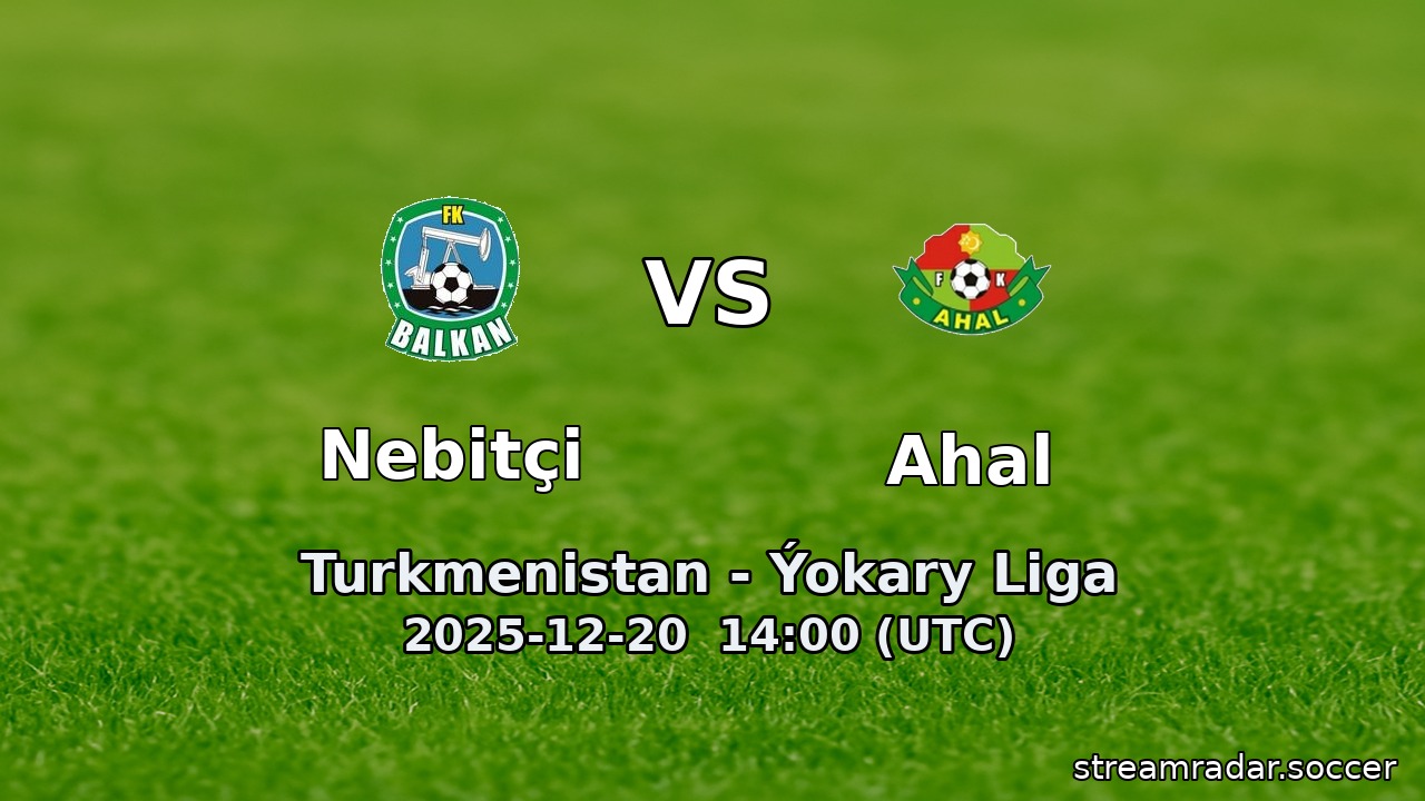 Nebitçi vs Ahal