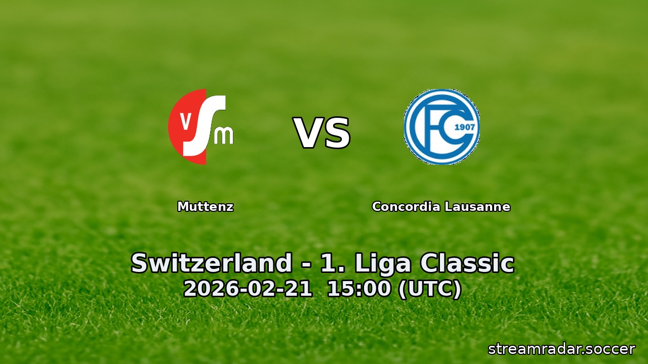 Muttenz vs Concordia Lausanne