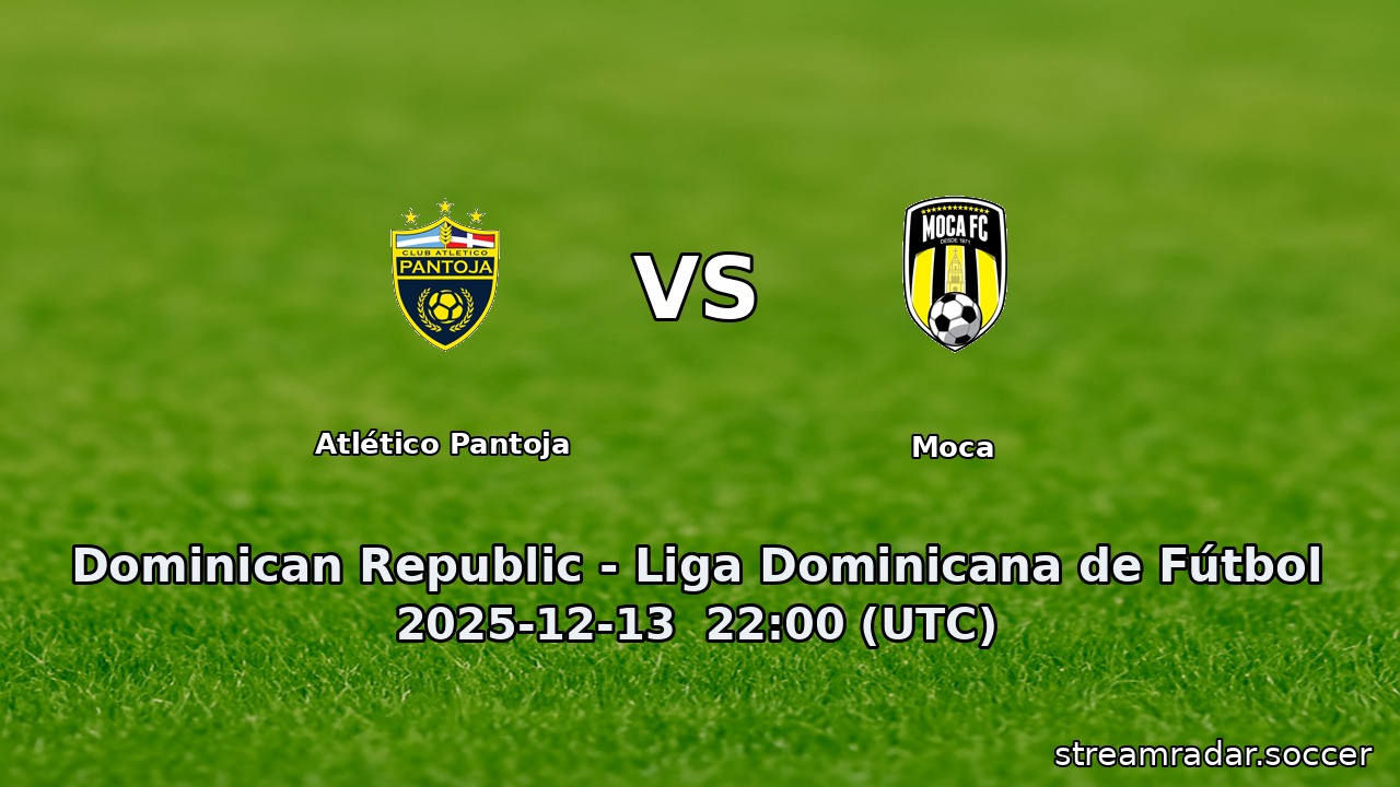 Atlético Pantoja vs Moca
