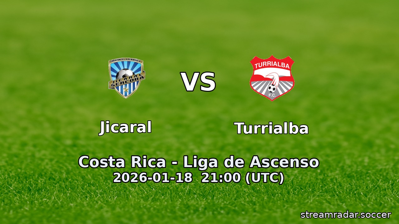 Jicaral vs Turrialba