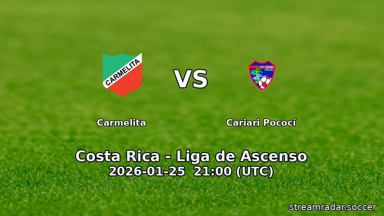 Carmelita vs Cariari Pococí