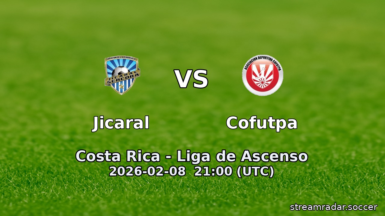 Jicaral vs Cofutpa