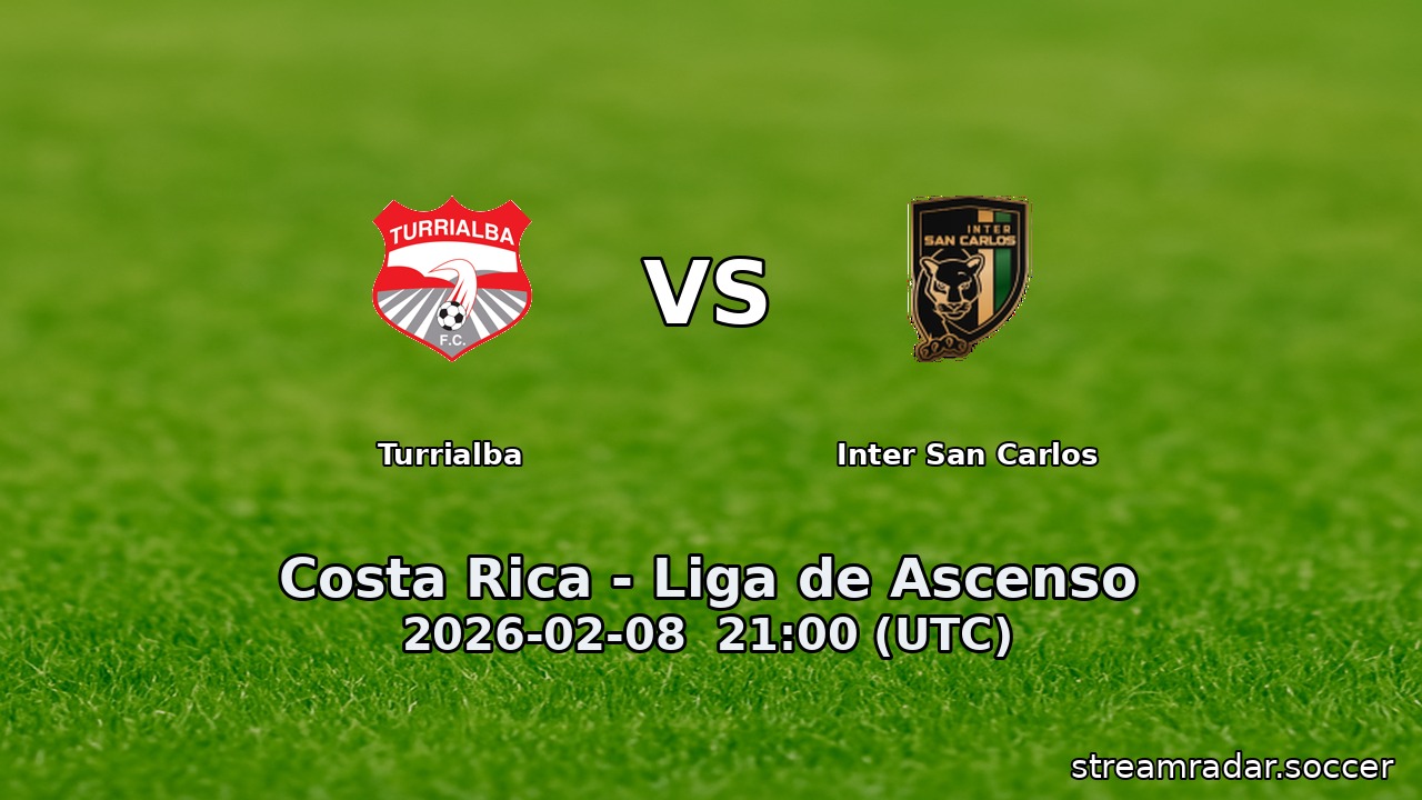 Turrialba vs Inter San Carlos