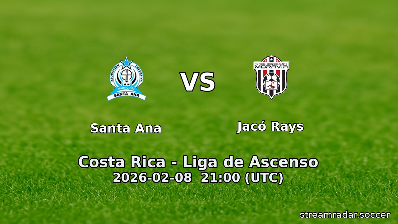 Santa Ana vs Jacó Rays
