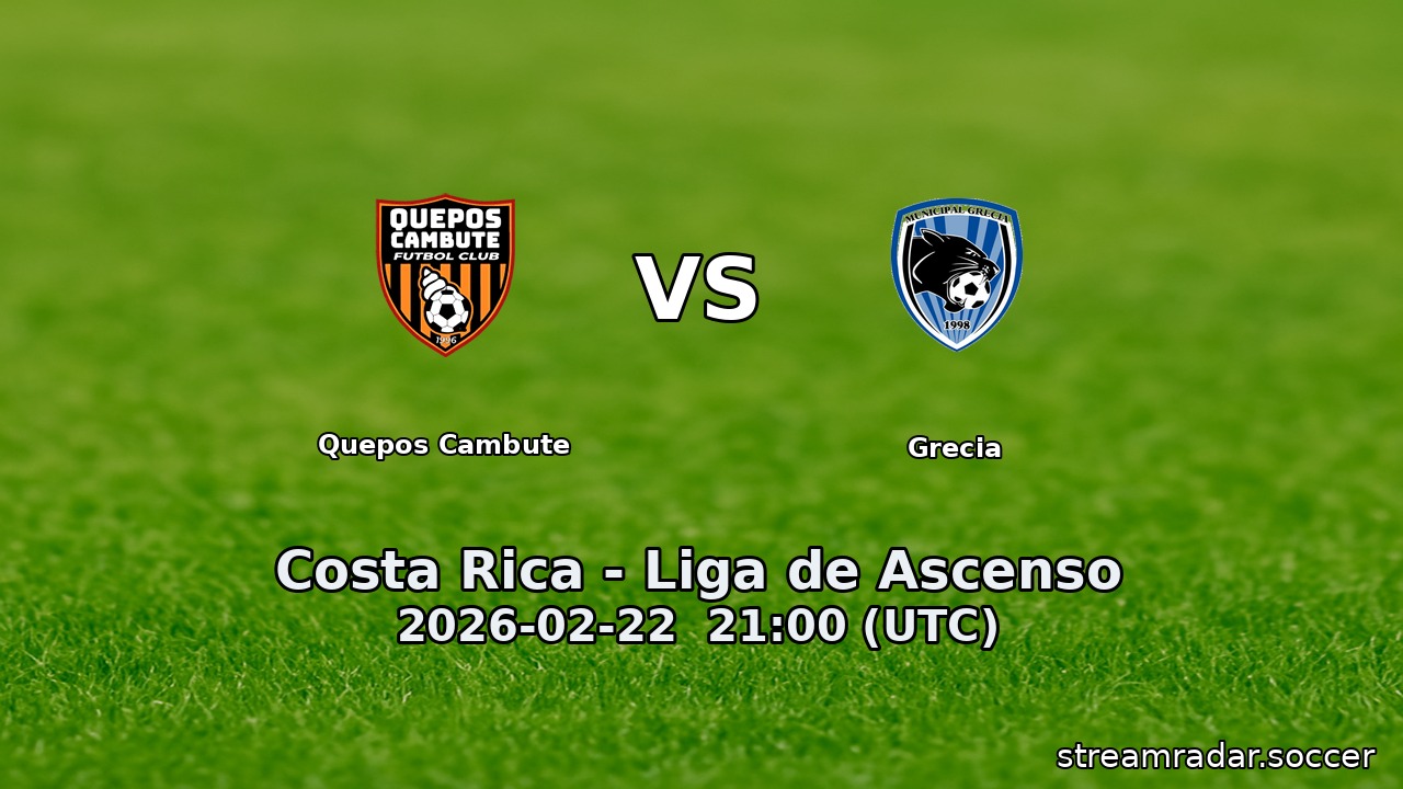 Quepos Cambute vs Grecia