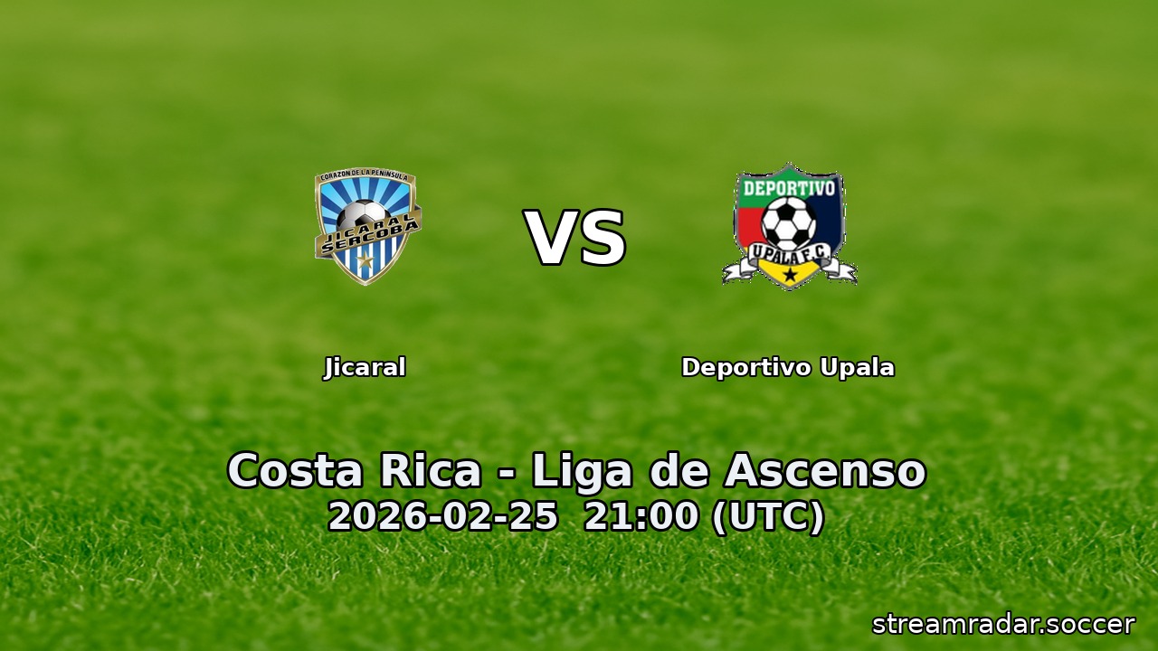 Jicaral vs Deportivo Upala