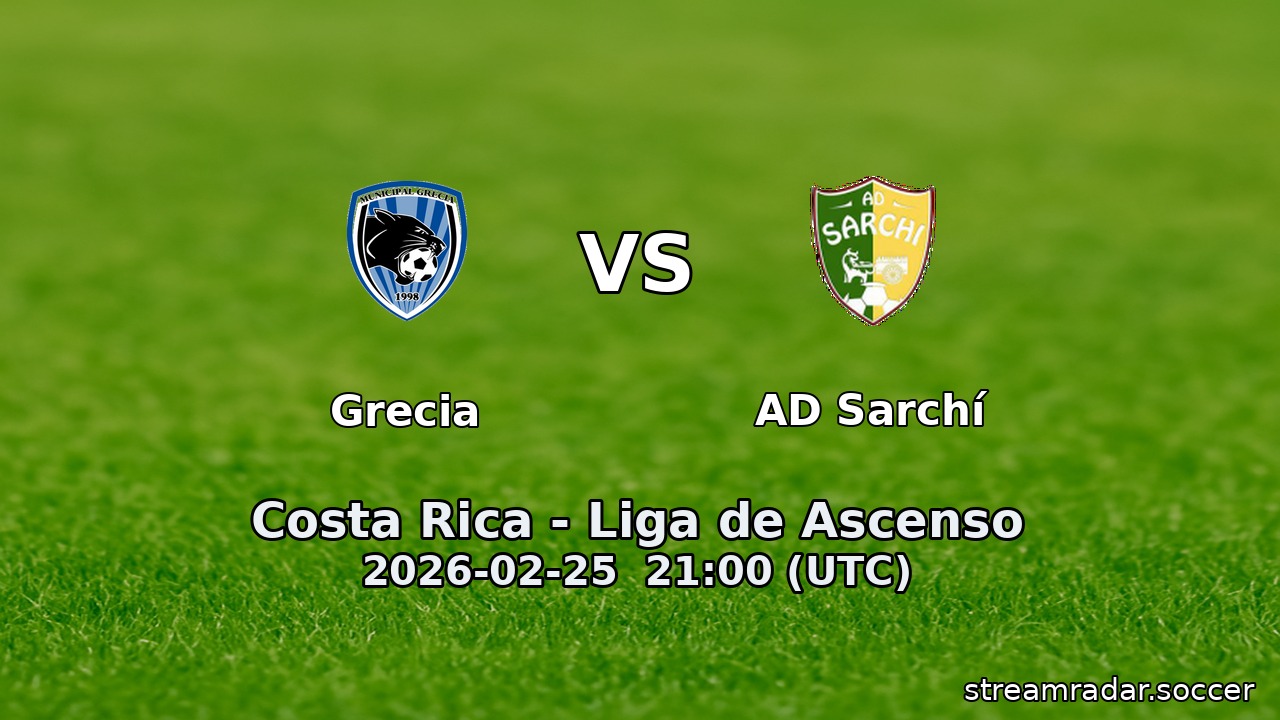 Grecia vs AD Sarchí