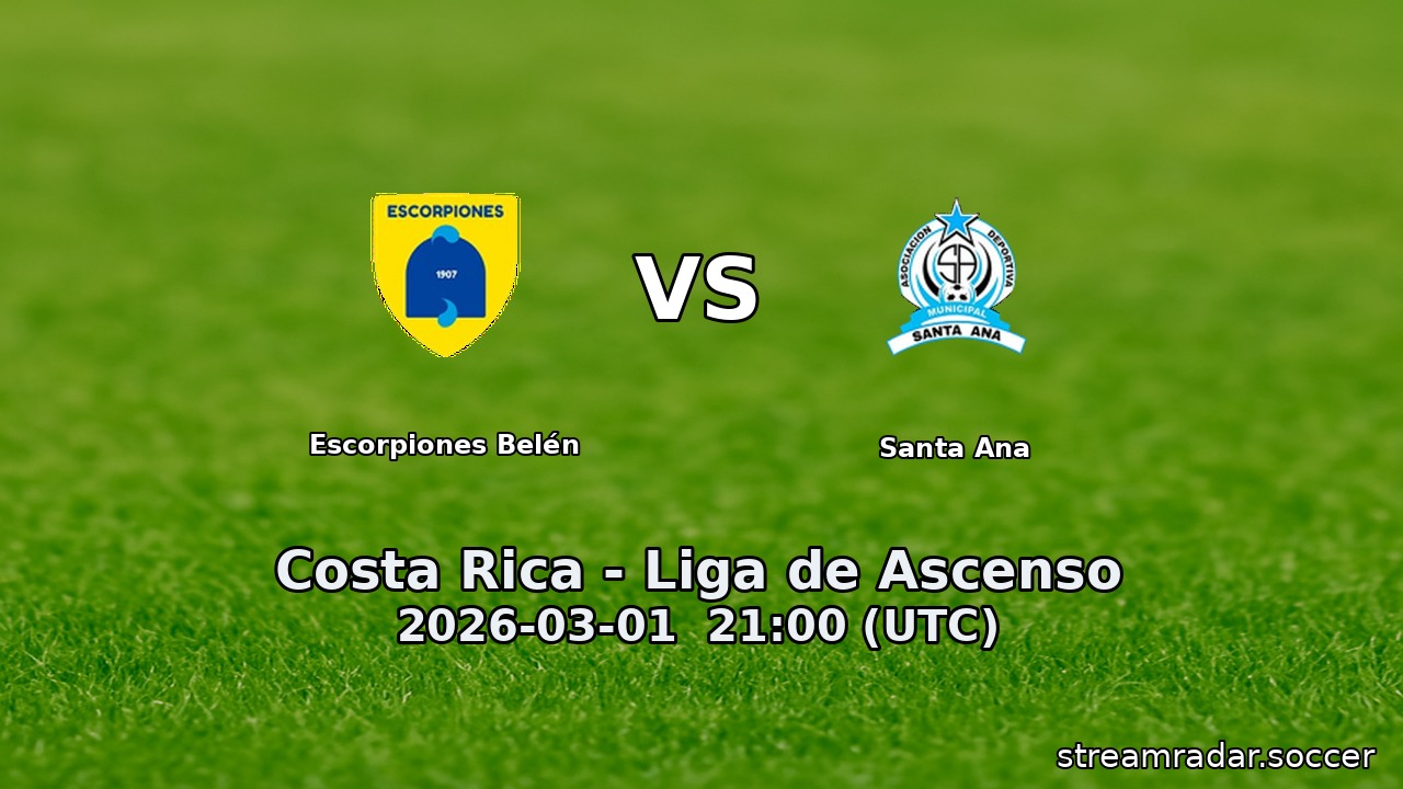 Escorpiones Belén vs Santa Ana