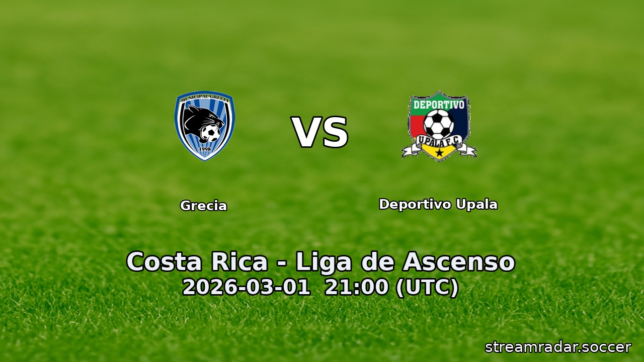 Grecia vs Deportivo Upala