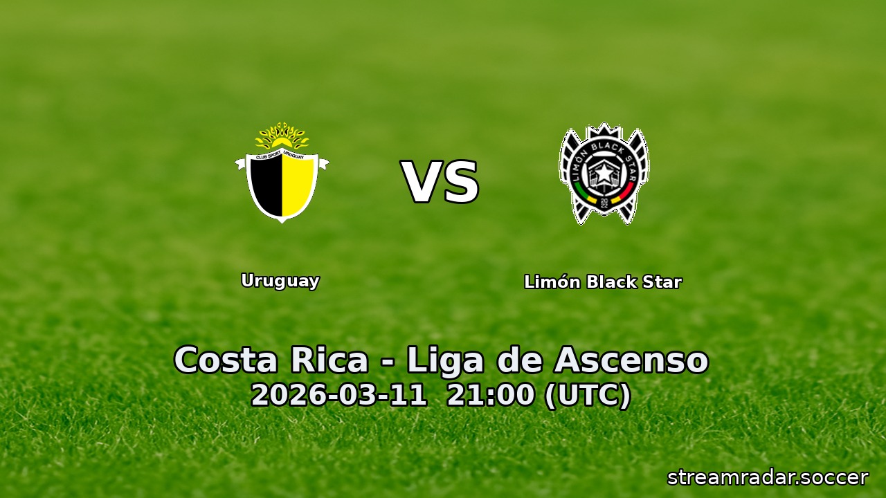 Uruguay vs Limón Black Star