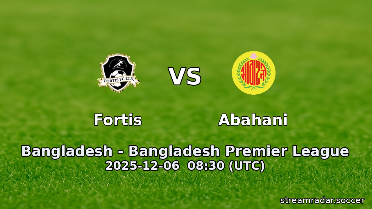 Fortis vs Abahani