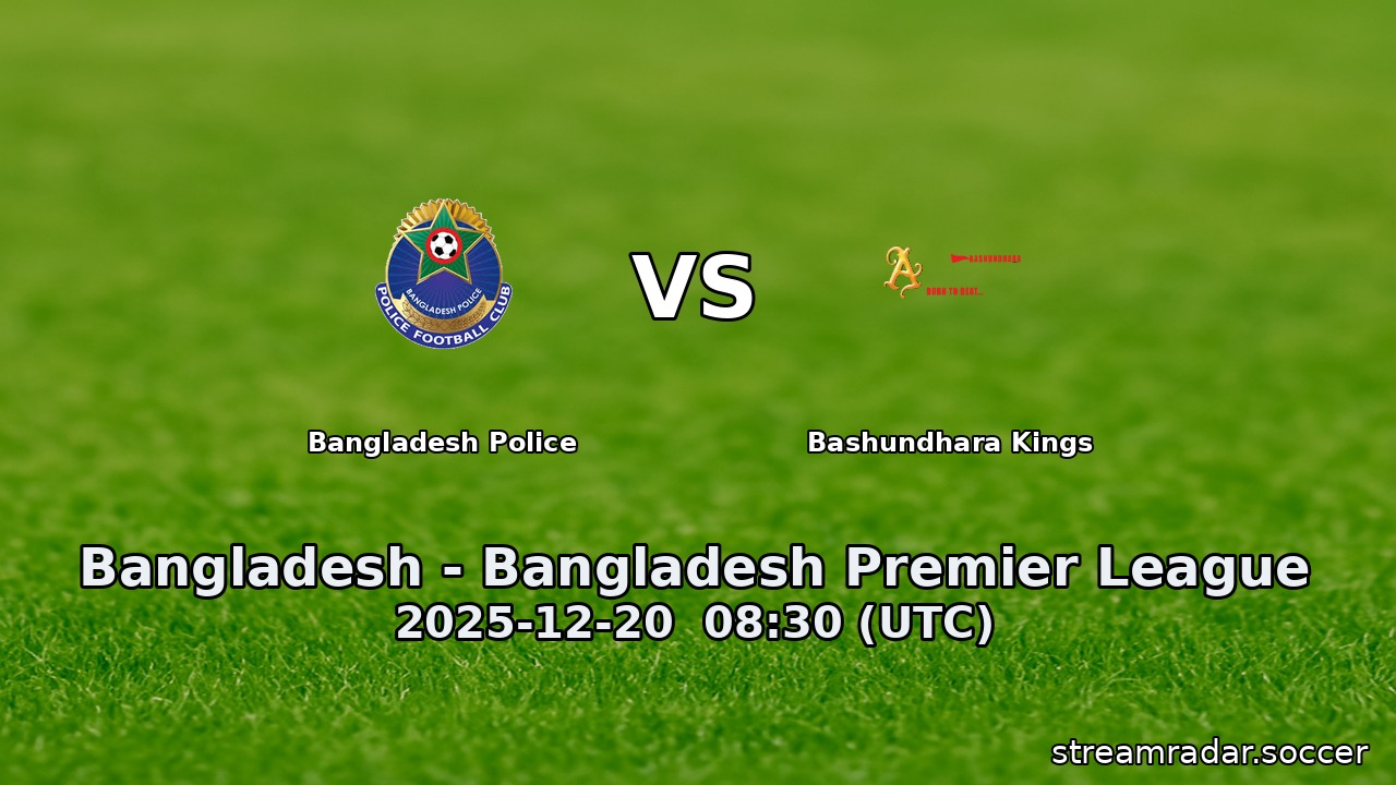 Bangladesh Police vs Bashundhara Kings