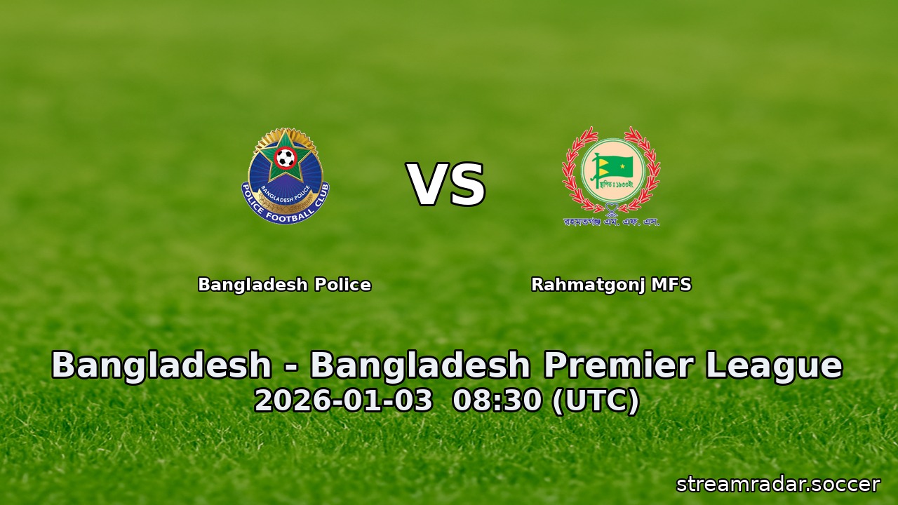 Bangladesh Police vs Rahmatgonj MFS