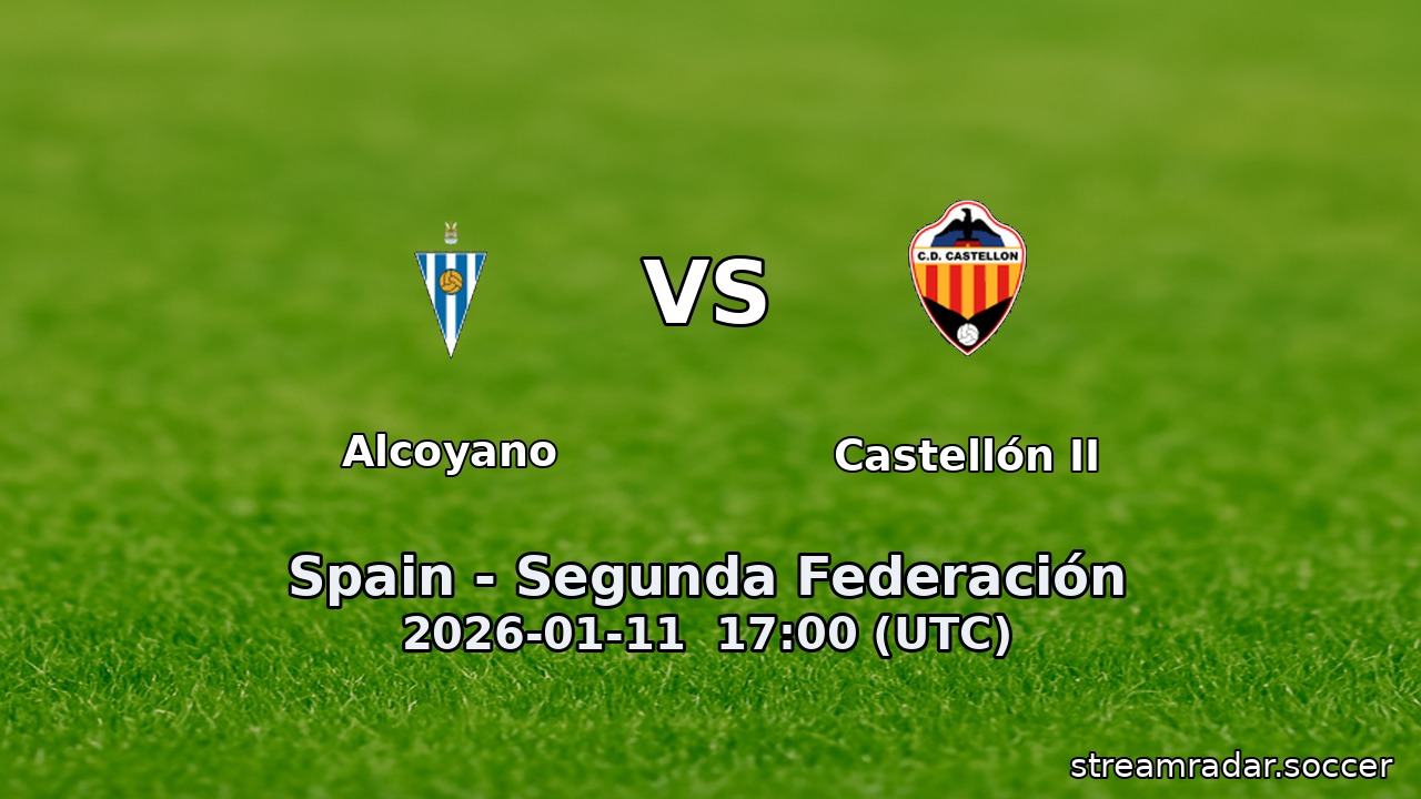 Alcoyano vs Castellón II
