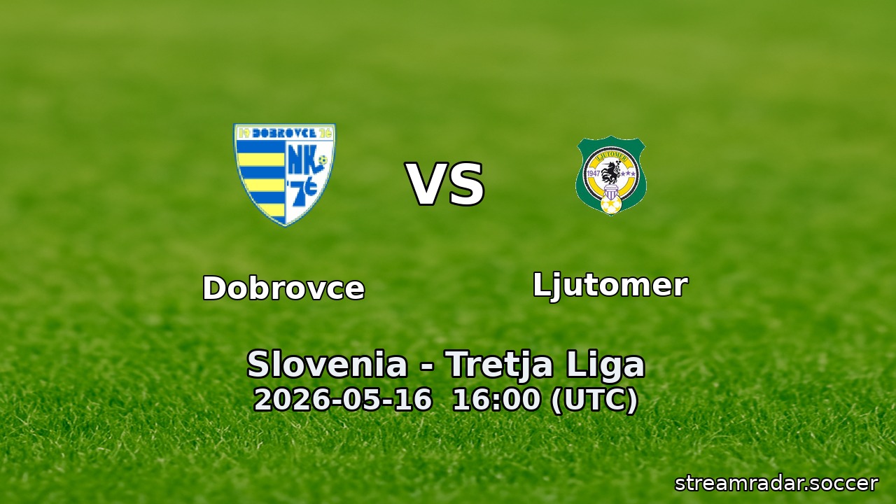 Dobrovce vs Ljutomer