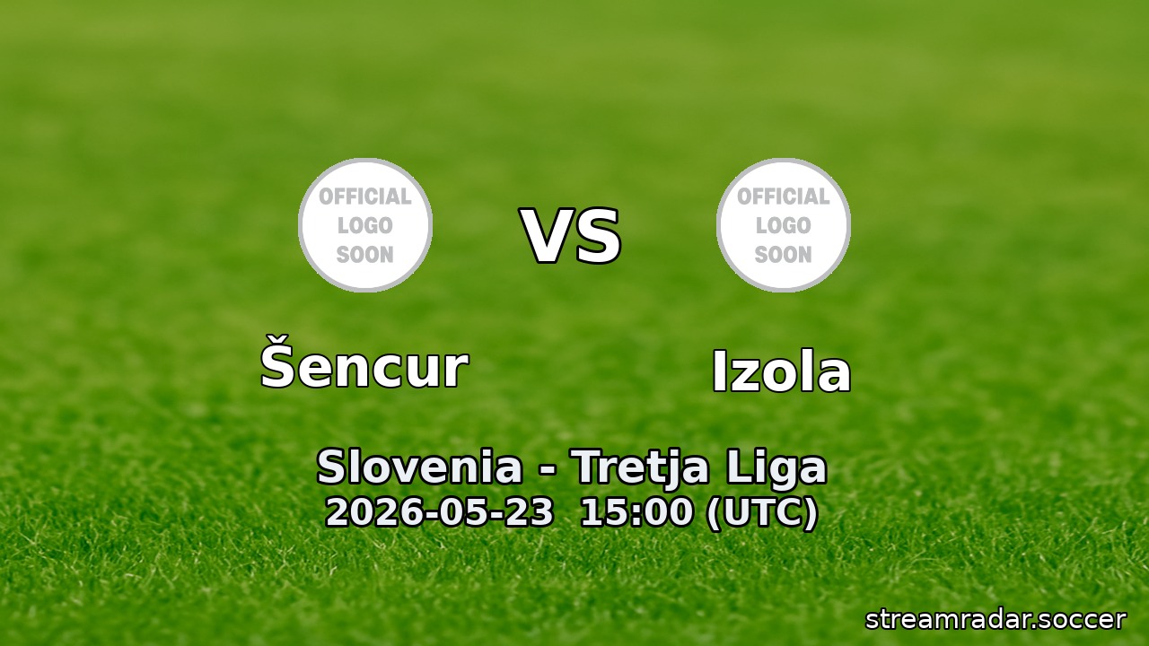 Šencur vs Izola