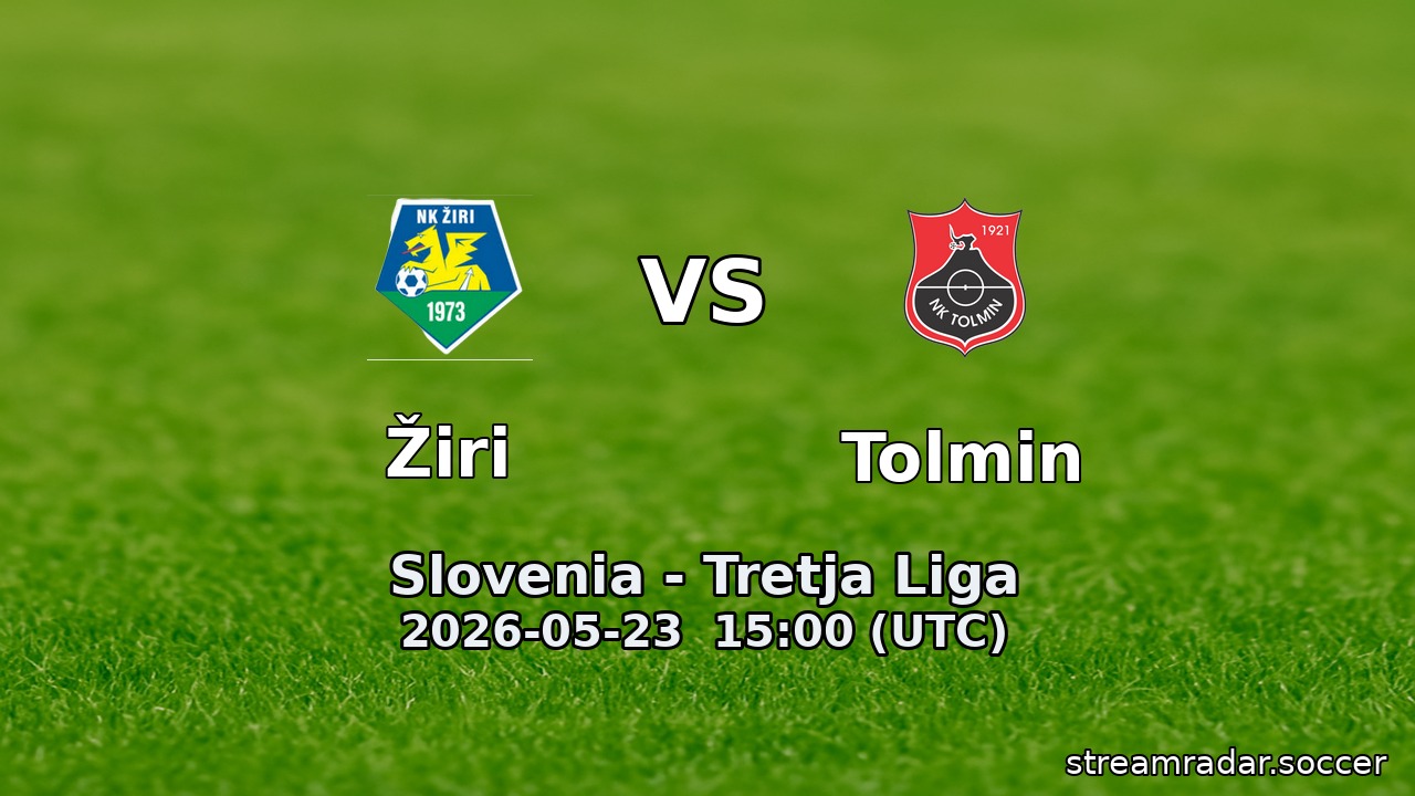 Žiri vs Tolmin