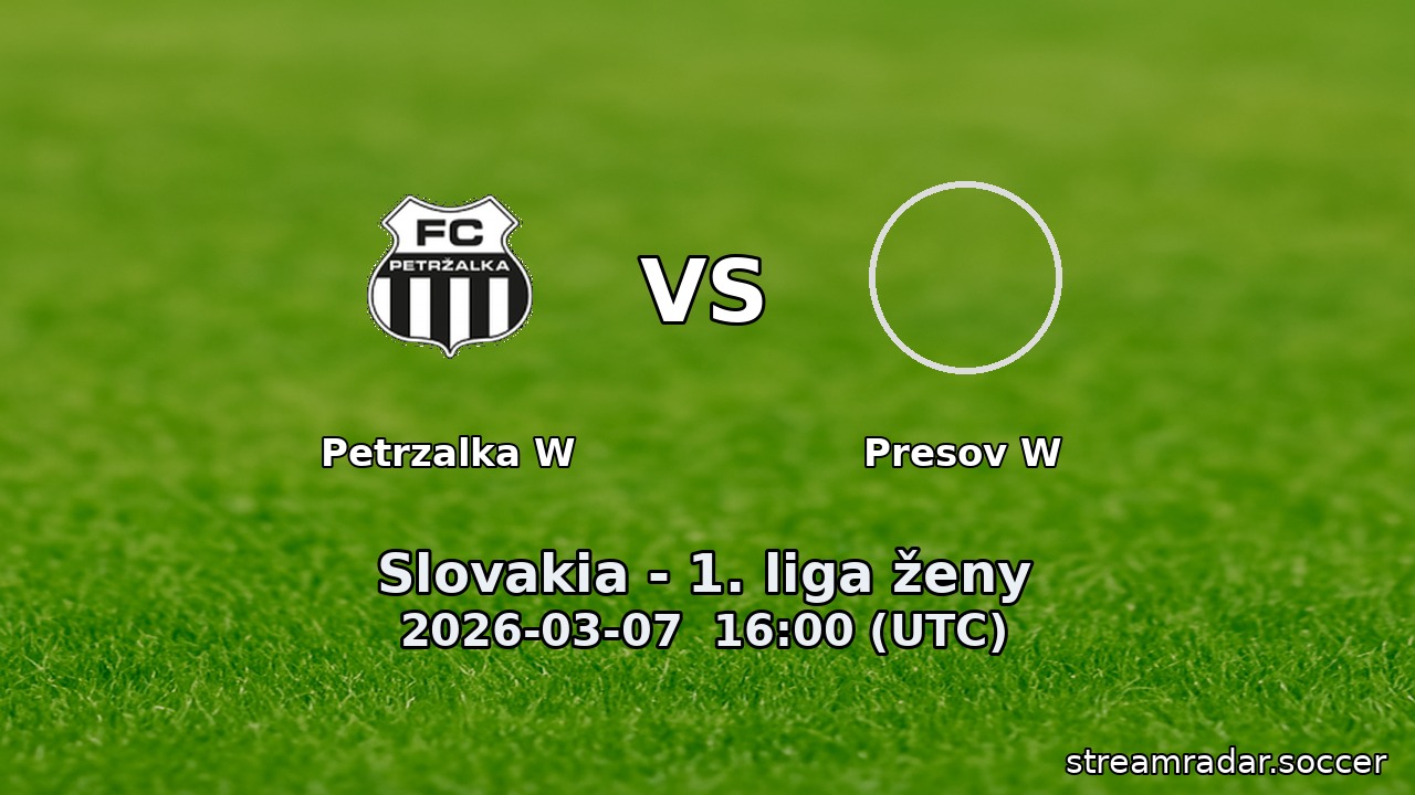 Petrzalka W vs Presov W