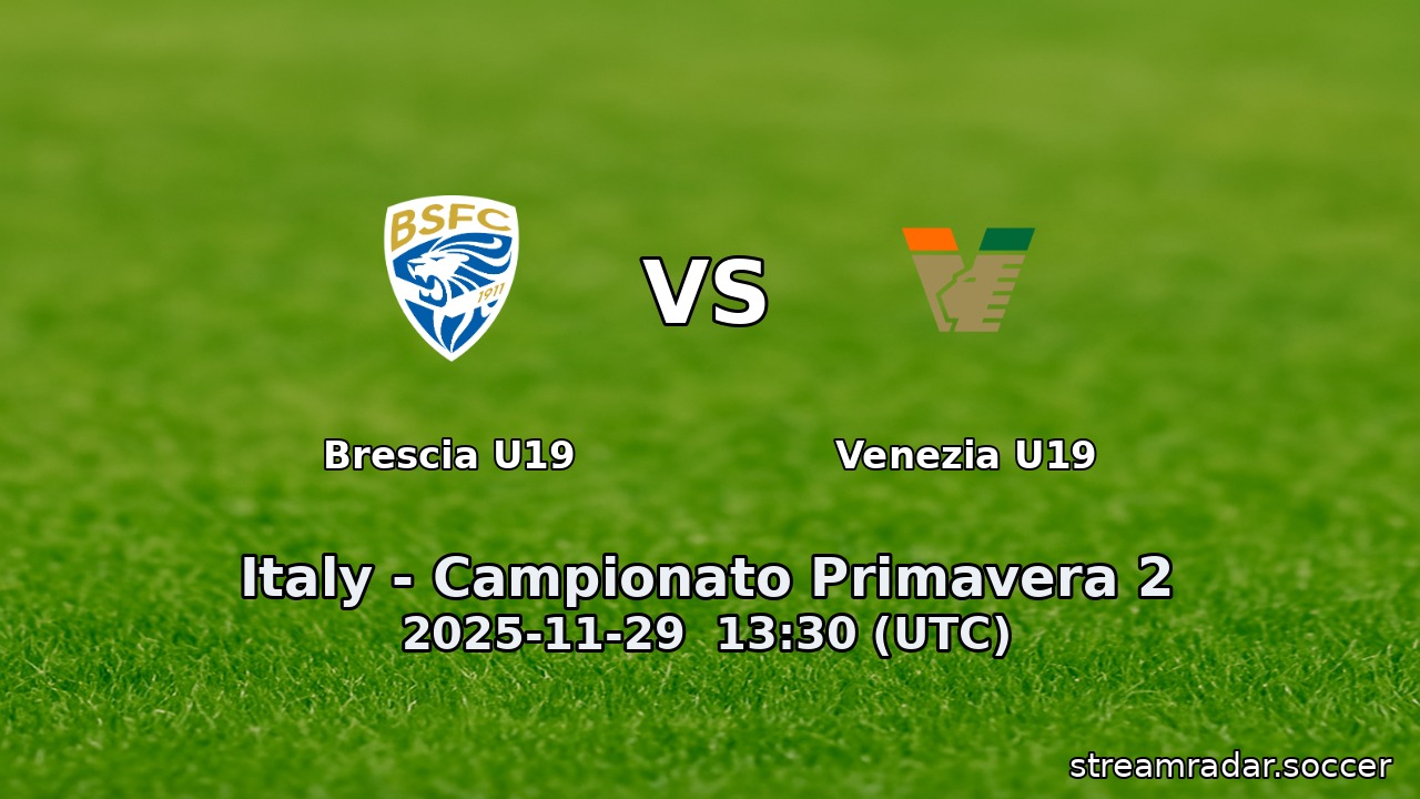 Brescia U19 vs Venezia U19