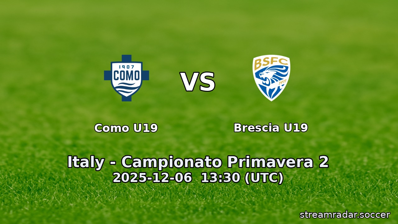 Como U19 vs Brescia U19