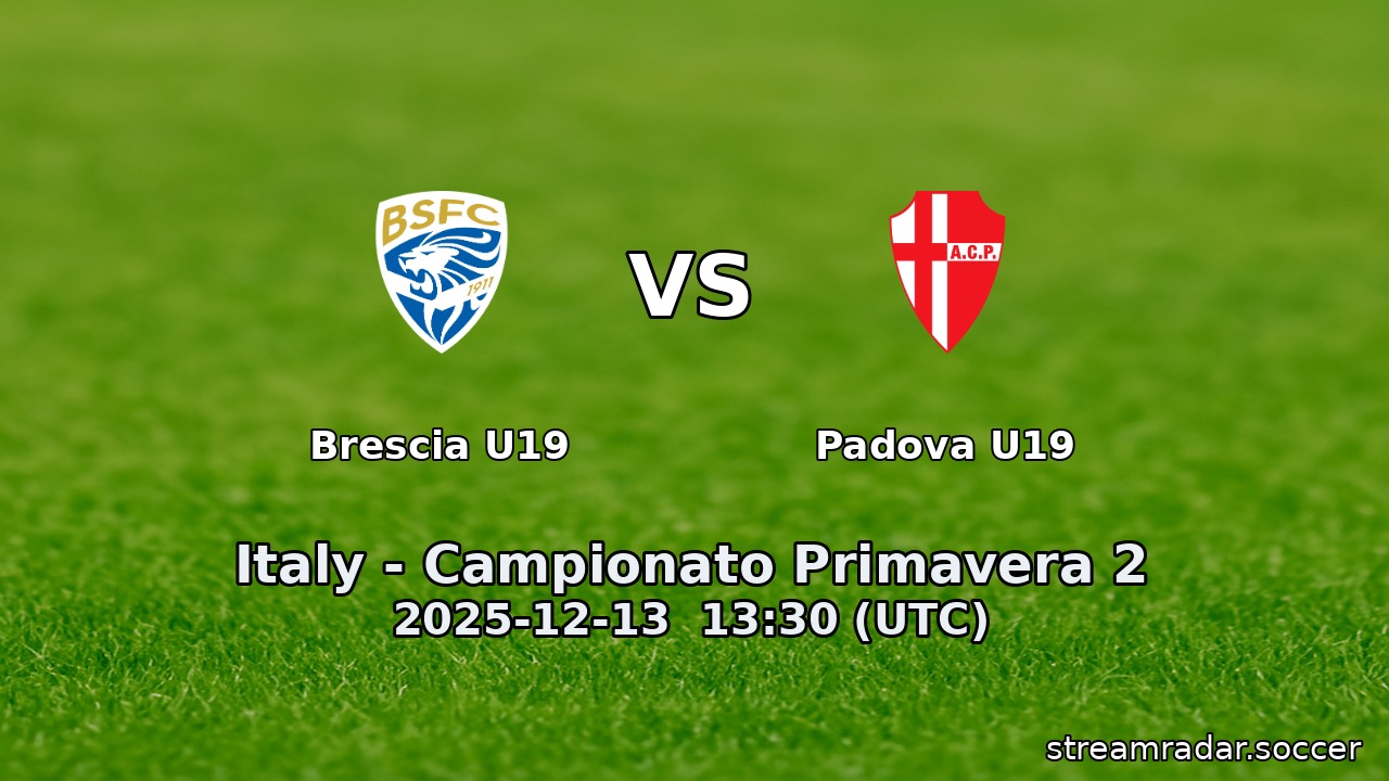 Brescia U19 vs Padova U19