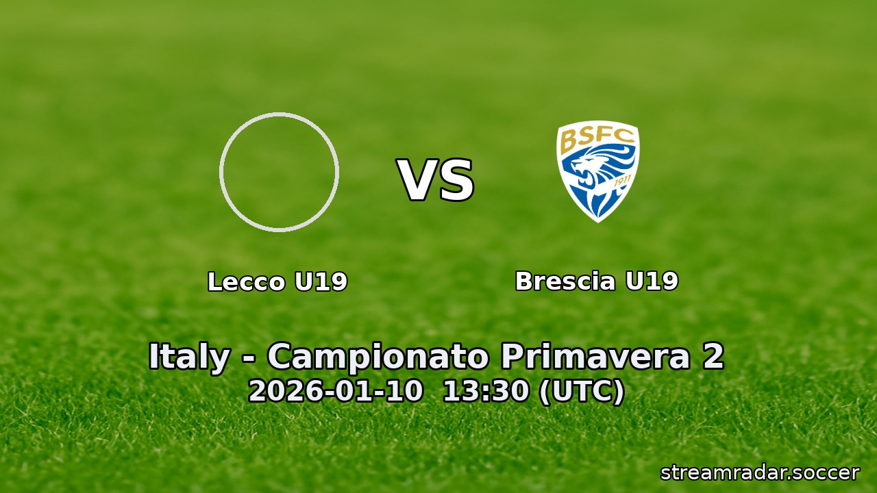 Lecco U19 vs Brescia U19