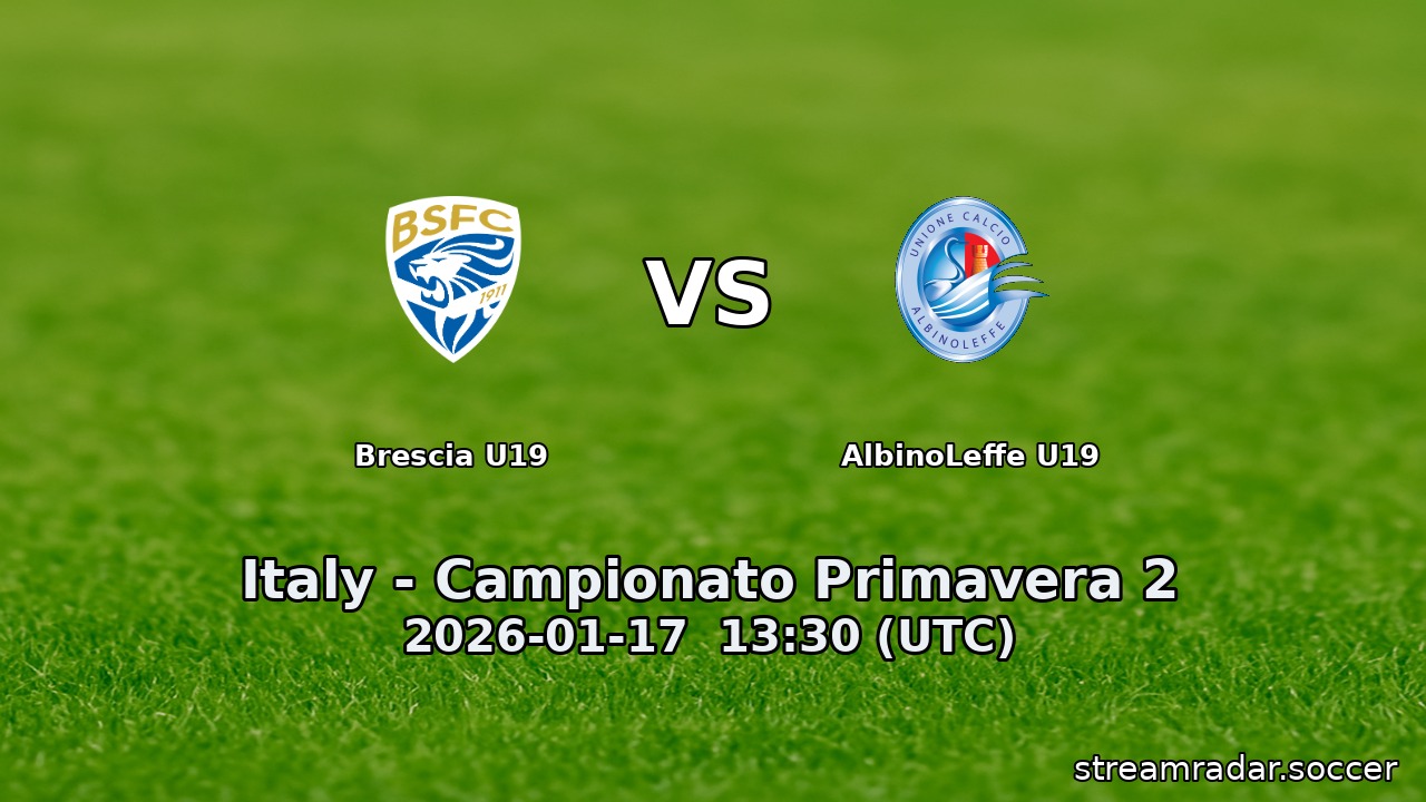 Brescia U19 vs AlbinoLeffe U19