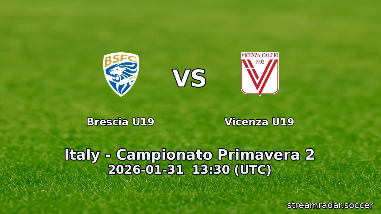 Brescia U19 vs Vicenza U19