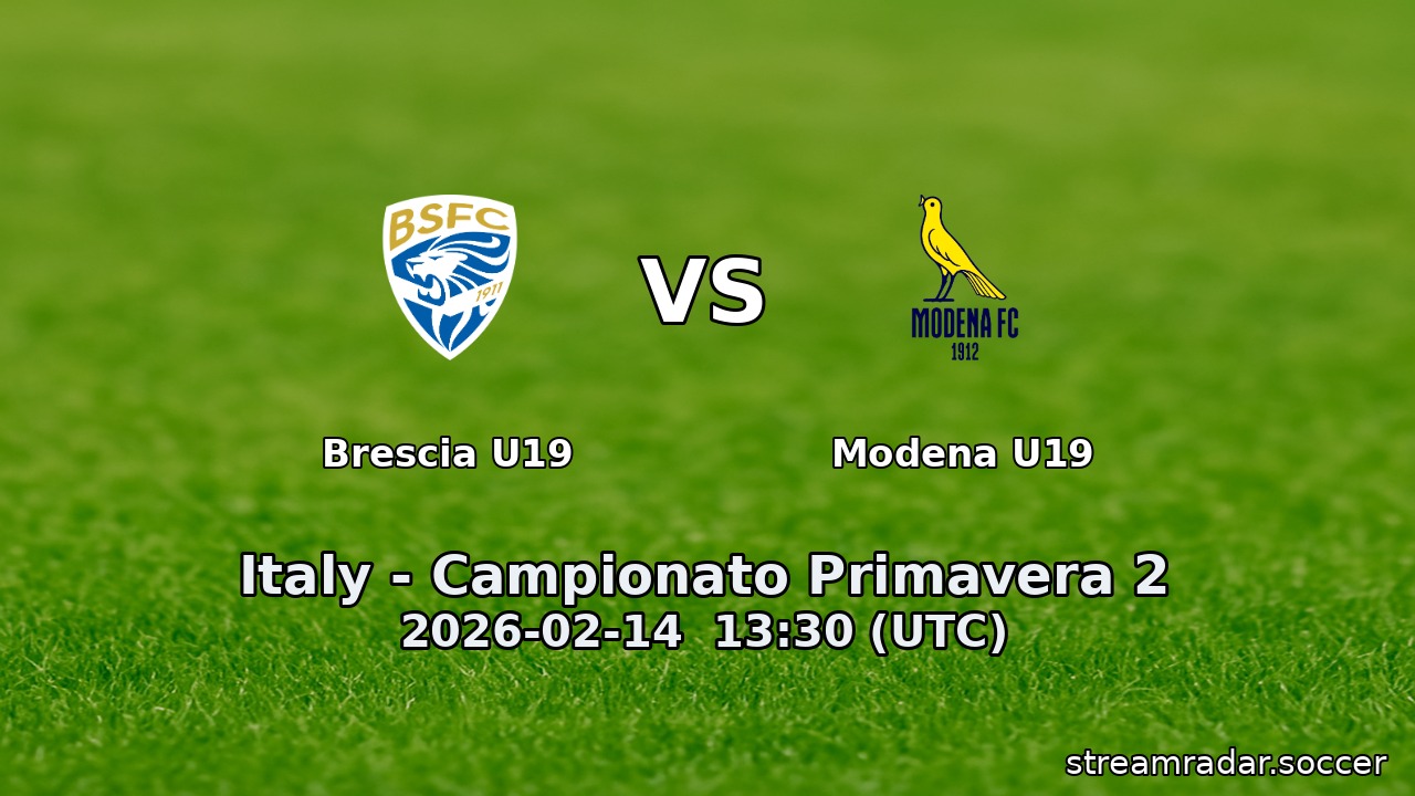 Brescia U19 vs Modena U19