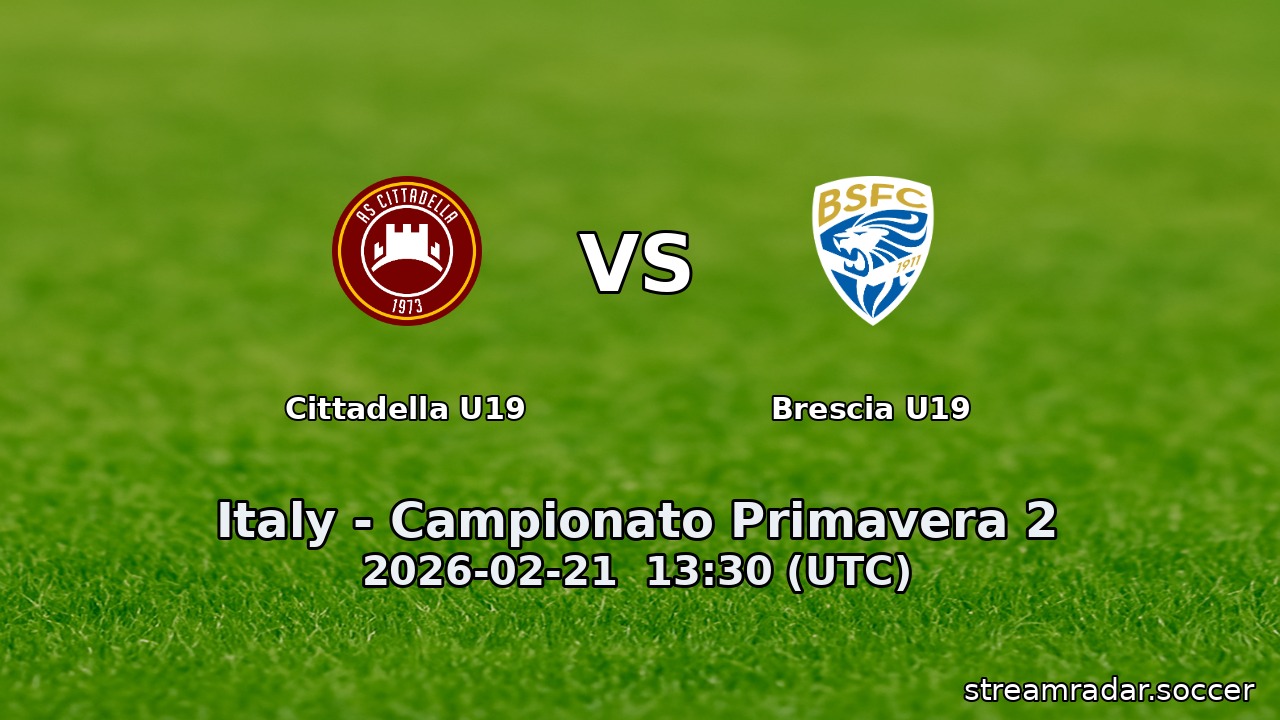 Cittadella U19 vs Brescia U19