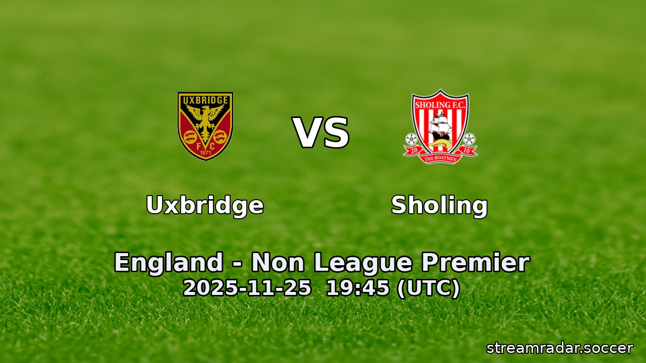 Uxbridge vs Sholing