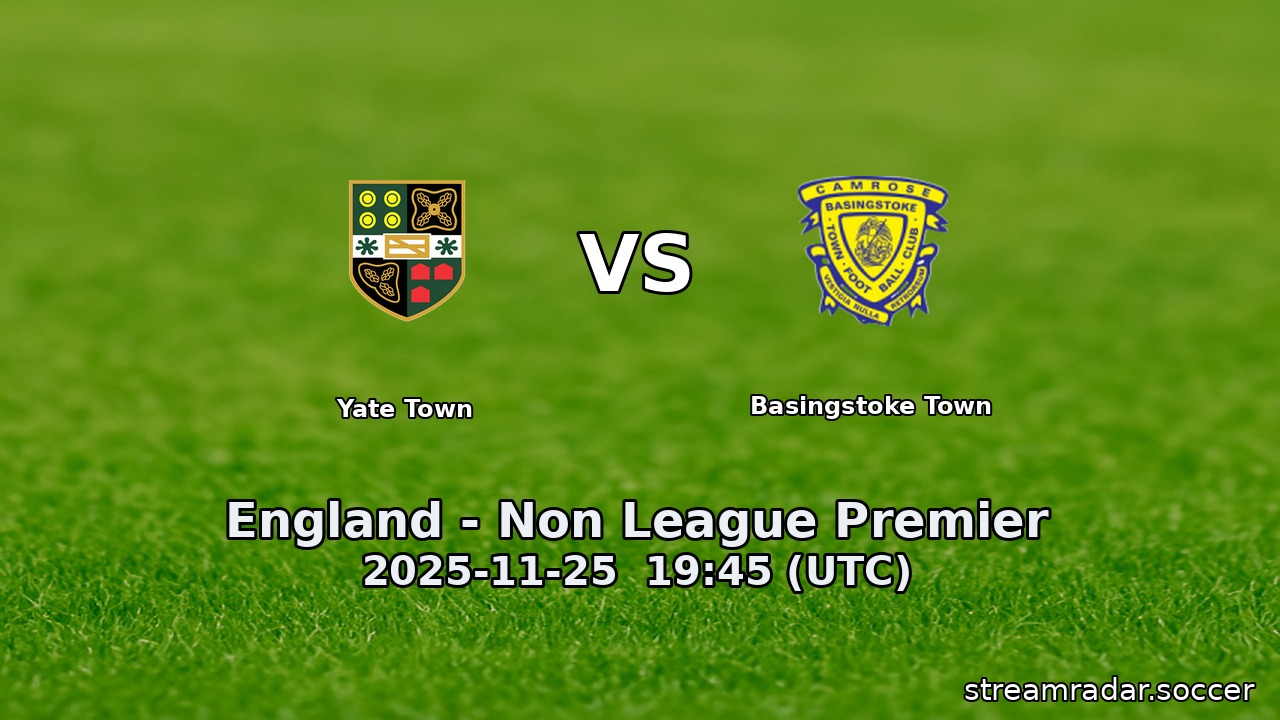 Yate Town vs Basingstoke Town