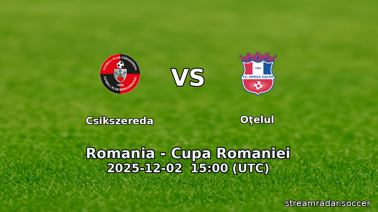 Csikszereda vs Oţelul