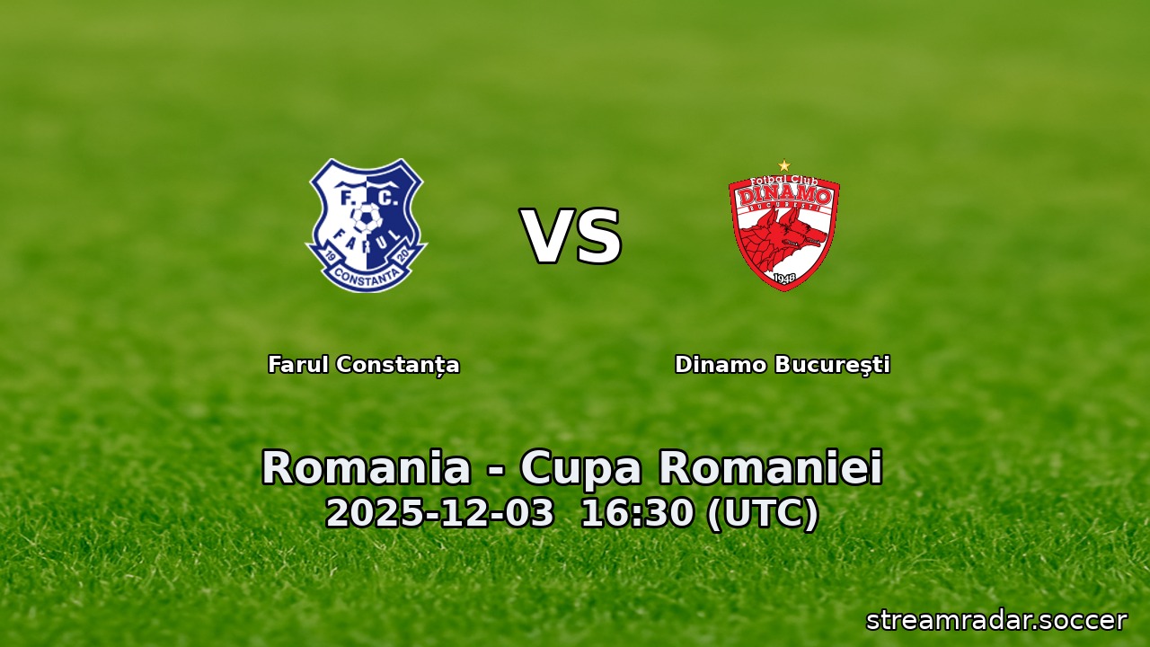 Farul Constanța vs Dinamo Bucureşti