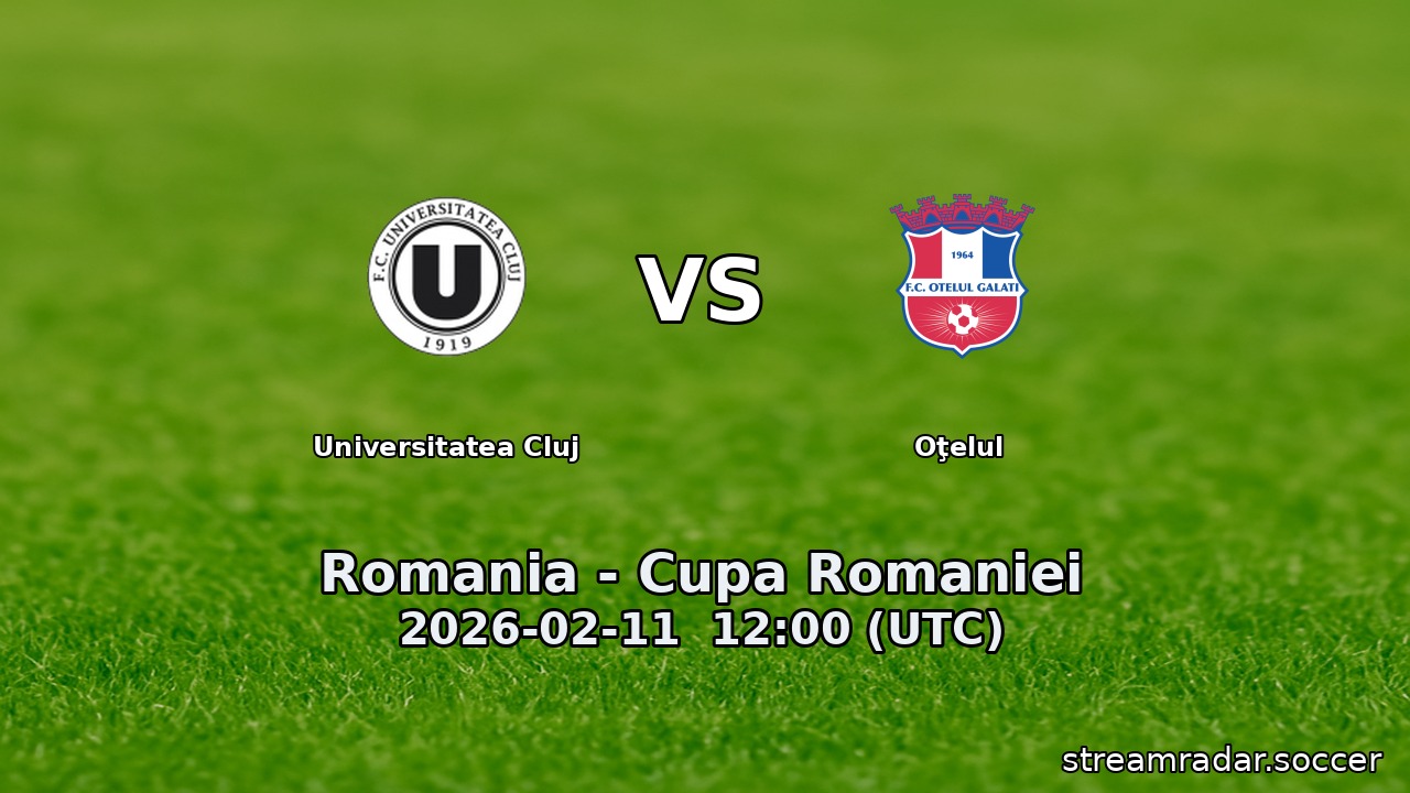 Universitatea Cluj vs Oţelul
