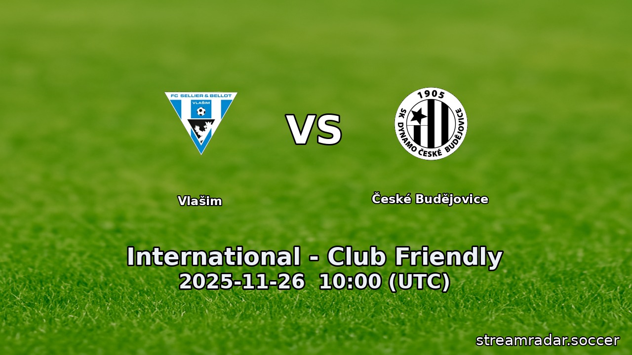 Vlašim vs České Budějovice