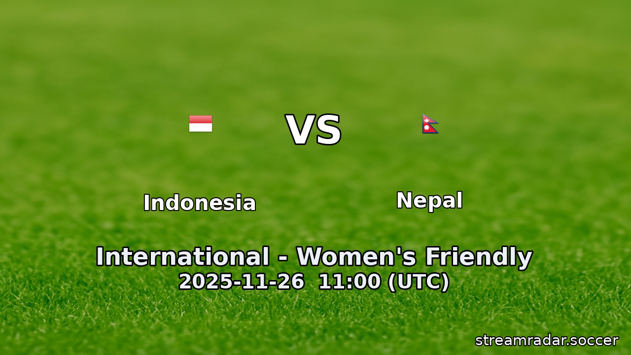 Indonesia vs Nepal