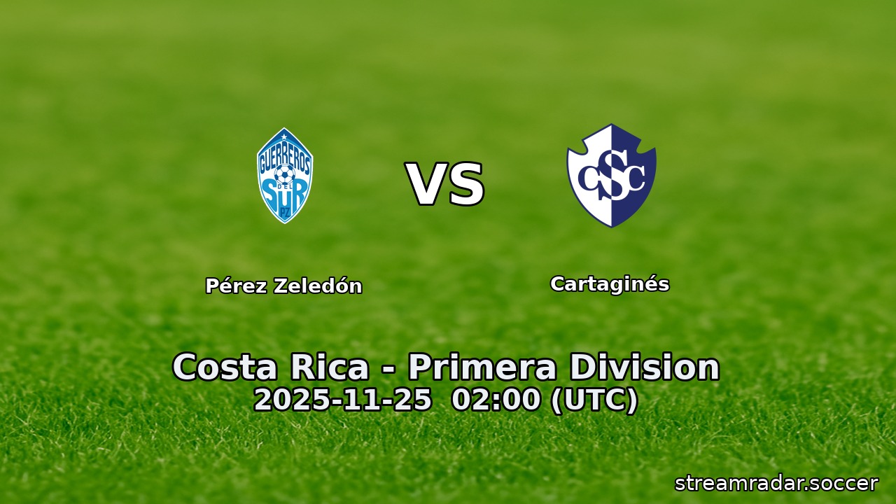Pérez Zeledón vs Cartaginés