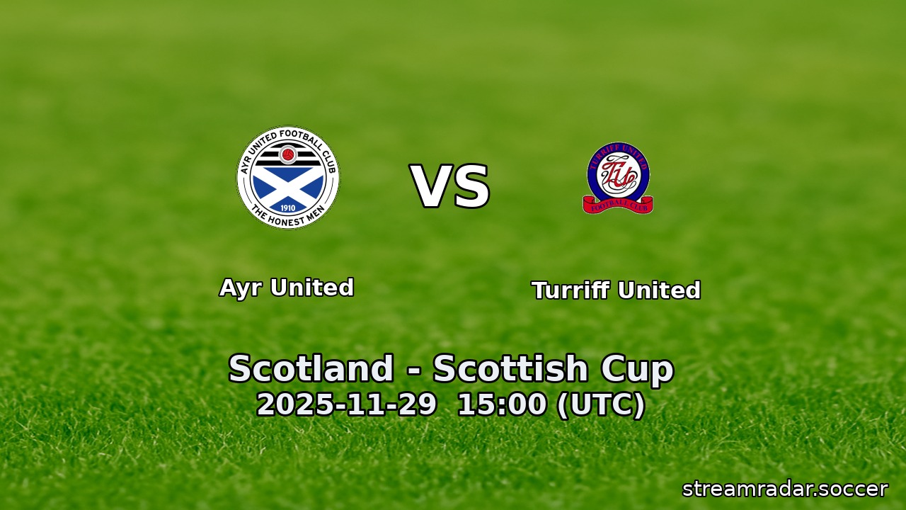 Ayr United vs Turriff United
