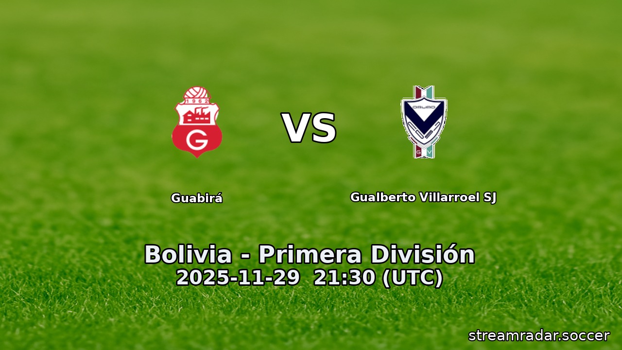 Guabirá vs Gualberto Villarroel SJ