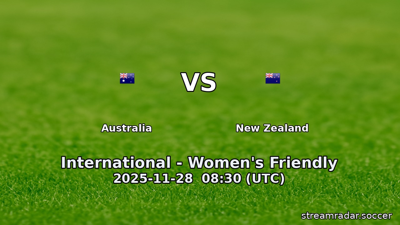 Australia vs New Zealand