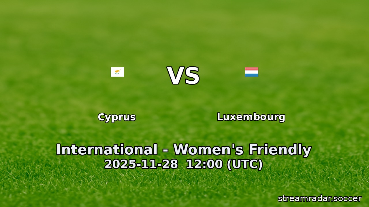 Cyprus vs Luxembourg