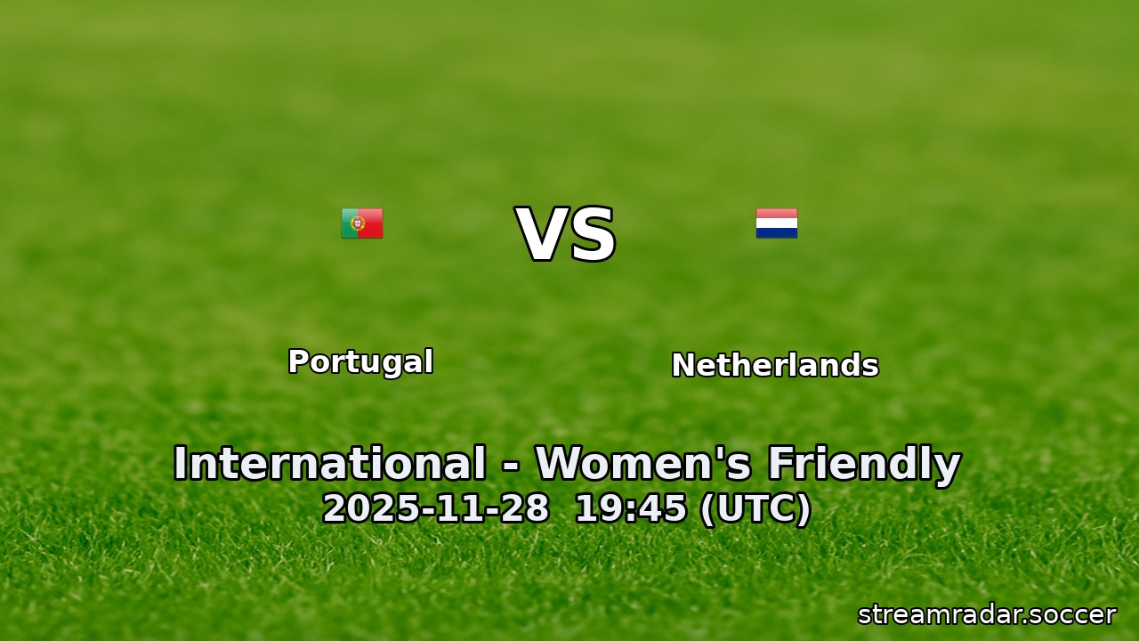 Portugal vs Netherlands