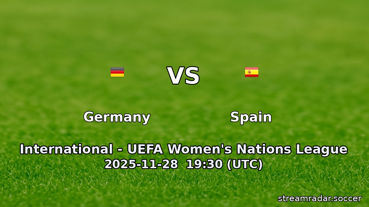 Germany vs Spain