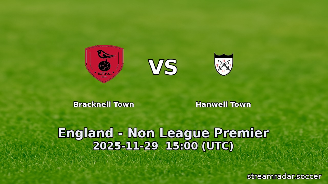 Bracknell Town vs Hanwell Town
