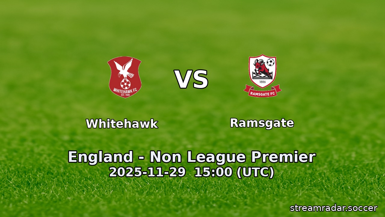 Whitehawk vs Ramsgate