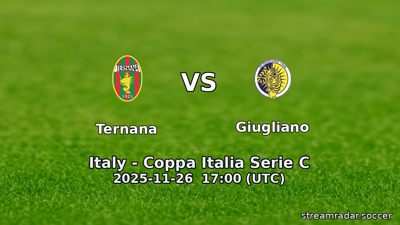 Ternana vs Giugliano