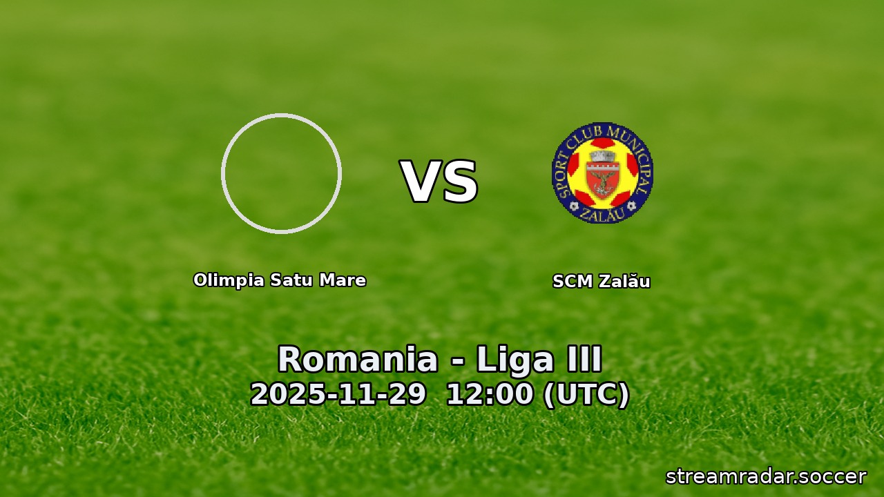Olimpia Satu Mare vs SCM Zalău