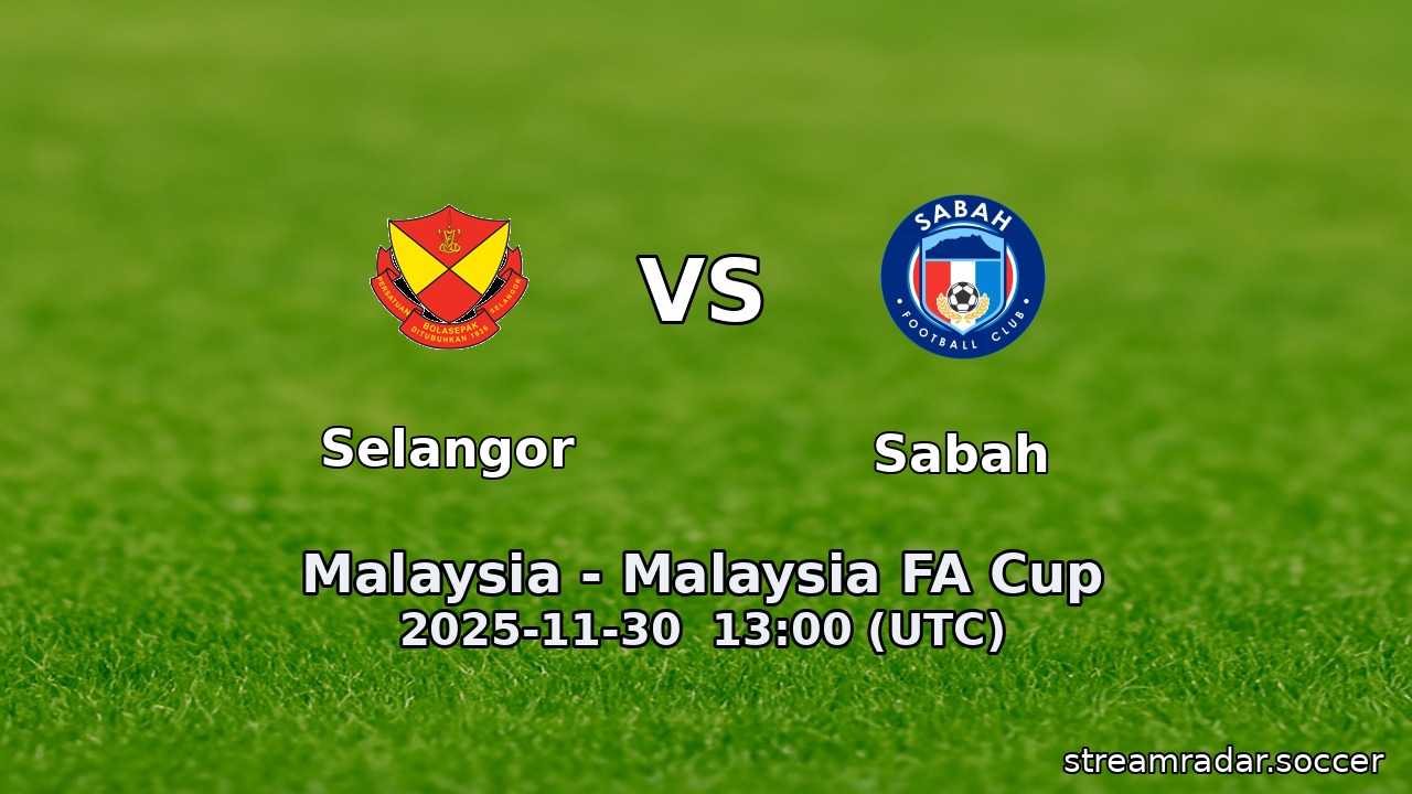 Selangor vs Sabah