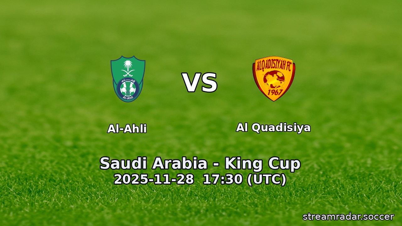 Al-Ahli vs Al Quadisiya